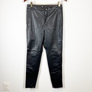 Zara Faux Leather Pants
